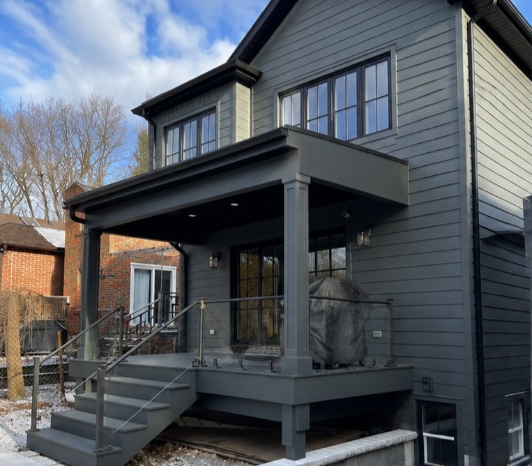 Second-storey home addition built by Goldstein Construction in the GTA