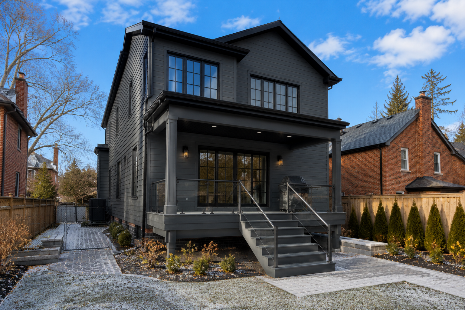 Two-storey home addition in Richmond Hill built by Goldstein Construction Inc.