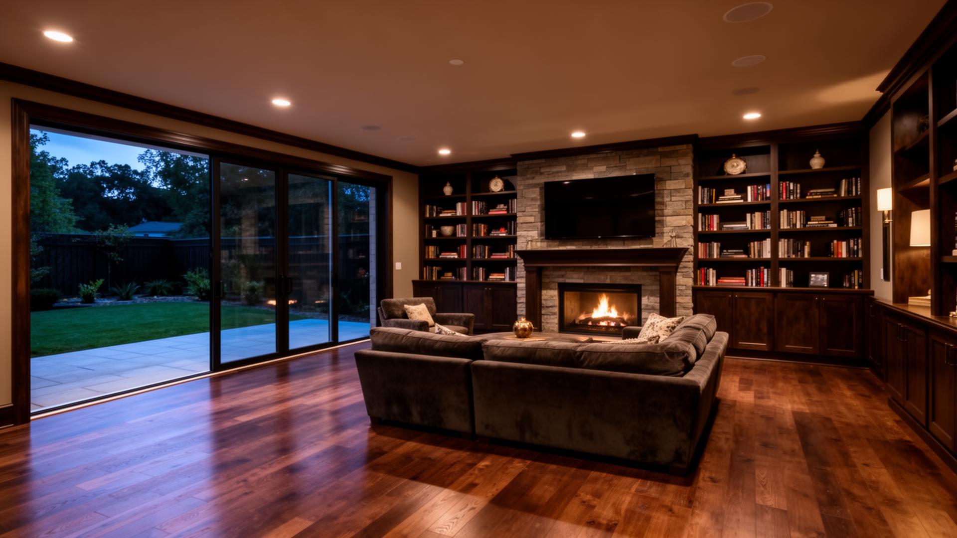 Open-Concept Family Basements